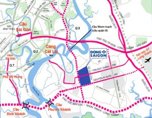 Vị trí dự án Đông Saigon New City